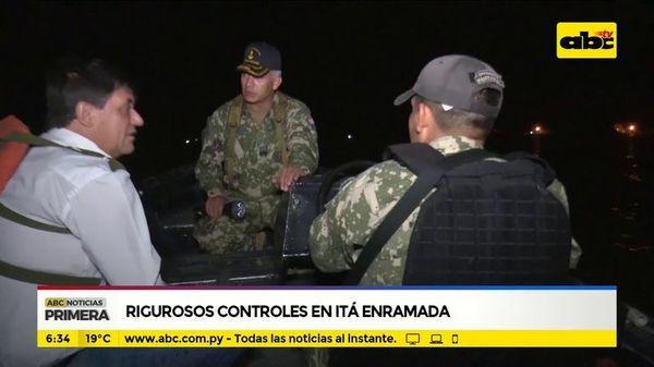 Rigurosos controles en Itá Enramada - ABC Noticias - ABC Color