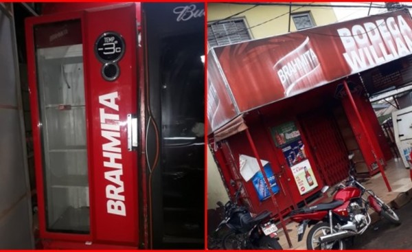 Hurtan cerveza por valor de G. 3.000.000 de una bodega