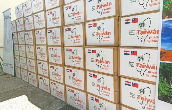 Salud recibe donación de insumos por parte de China Taiwán