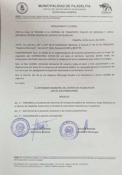 Prohíben circulación de transportes públicos en el distrito de Filadelfia