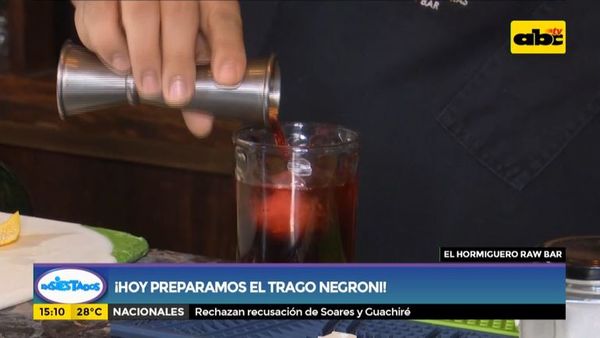 ¡Hoy preparamos el trago Negroni! - Ensiestados - ABC Color