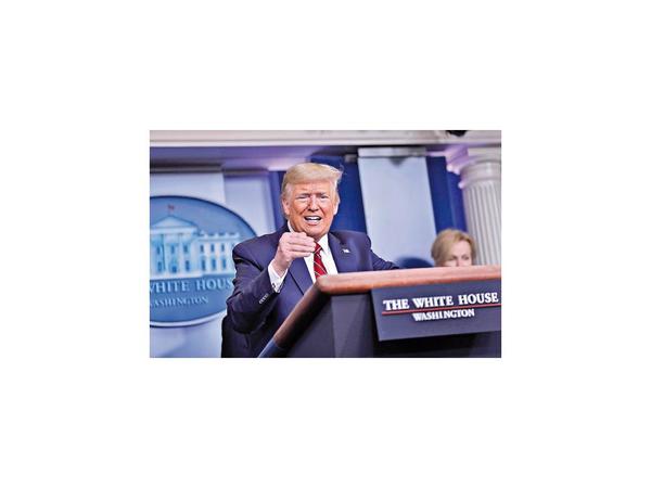 Trump descarta una cuarentena general dentro de los EEUU