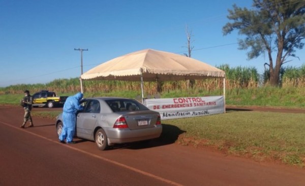 Hernandarias dispone controles sanitarios en las vías de ingreso