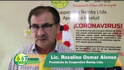 HOY / Rosalino Alonso, Presidente de la Cooperativa Ñemby, sobre las medidas para mitigar la propagación del # coronavirus
