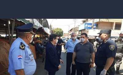 HOY / Comitiva encabezada por Ministro del Interior realiza controles en puntos de circulación masiva