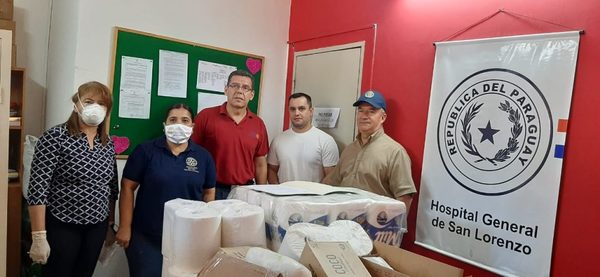 Hospital de Calle'i recibió donativos del Rotary Club local | San Lorenzo Py