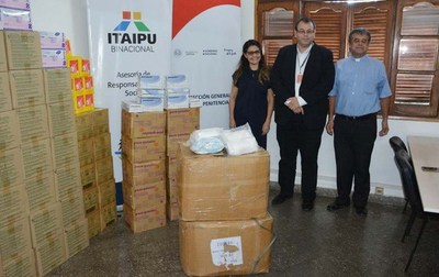 Ministerio de Justicia recibe de Itaipú insumos para prevenir coronavirus en centros penitenciarios y educativos - ADN Paraguayo