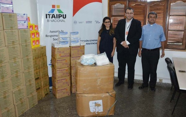 Ministerio de Justicia recibe de Itaipú insumos para prevenir coronavirus en centros penitenciarios y educativos - ADN Paraguayo