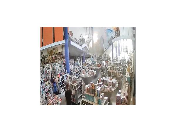 La librería El Lector se derrumbó, sin víctimas fatales