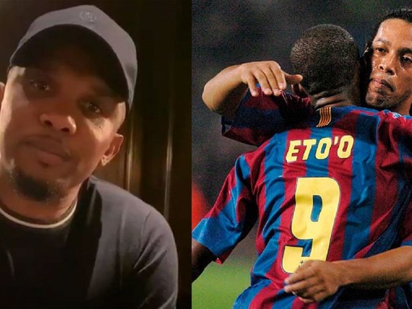 El emotivo mensaje de Samuel Eto'o a Ronaldinho
