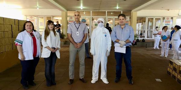 Dinac donó importante cantidad de insumos médicos al Hospital de Itauguá | .::Agencia IP::.