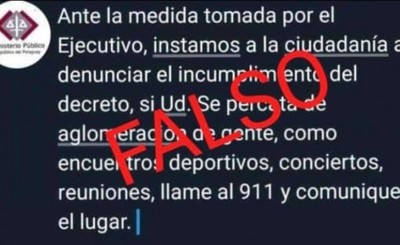 Procesarán a quienes difundan informaciones falsas advierte fiscalía