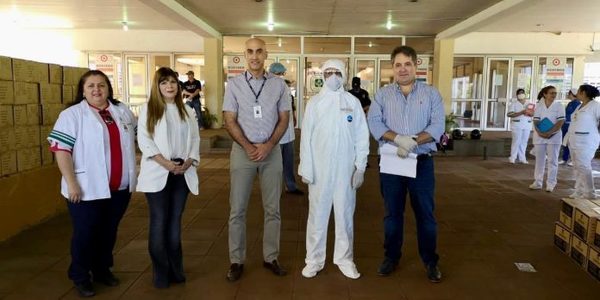 Donan insumos médicos al Hospital de Itauguá para hacer frente al coronavirus » Ñanduti