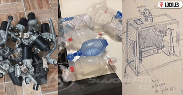 En Encarnación: Fabrican respirador artificial casero para apoyar combate al COVID-19