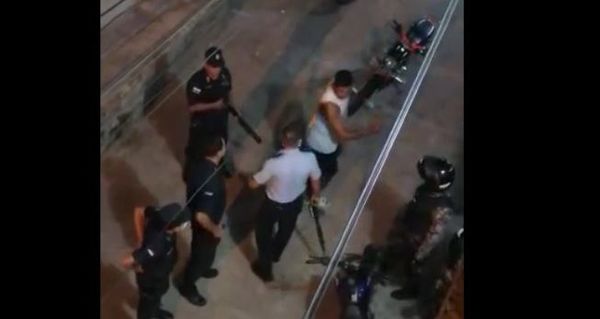 Agreden a comisario en controles durante toque de queda - Nacionales - ABC Color