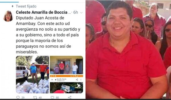 Diputada Celeste Amarilla a Juancho Acosta: Usted avergüenza a su partido y a su gobierno