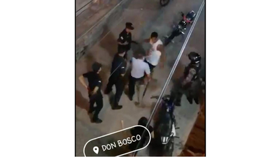 Hombre que agredió a Comisario fue detenido y puesto a disposición de la Fiscalía