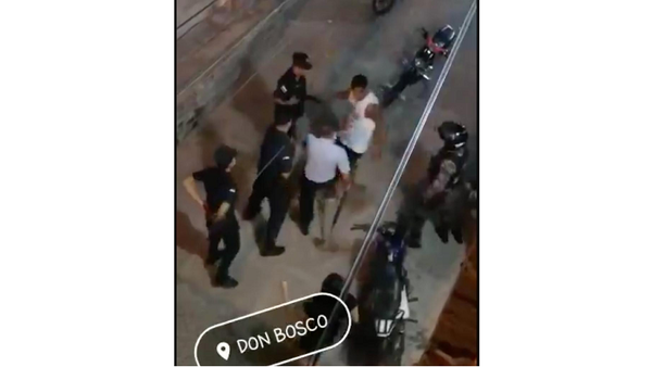 Hombre que agredió a Comisario fue detenido y puesto a disposición de la Fiscalía