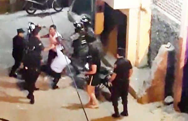 Infractor agrede a jefe policial en operativo - Judiciales y Policiales - ABC Color