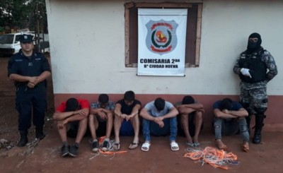 Siete aprehendidos mientras jugaban al Piki-Volley