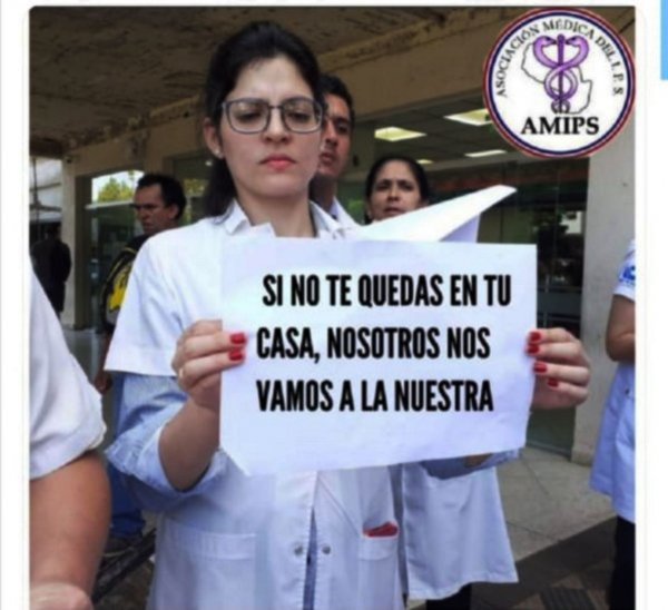 Médicos piensan en renunciar si la gente no acata las medidas