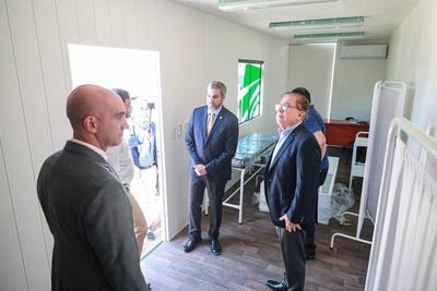 Hospitales de Central reciben containers acondicionados como consultorios móviles | .::Agencia IP::.