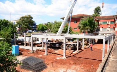 Montaje del pabellón sanitario avanza con rapidez en CDE