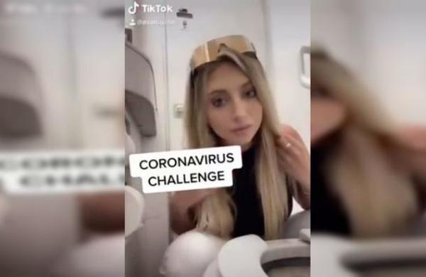 'Coronavirus Challenge': Tik Tok retira video de influencer que propuso un peligroso reto viral - SNT