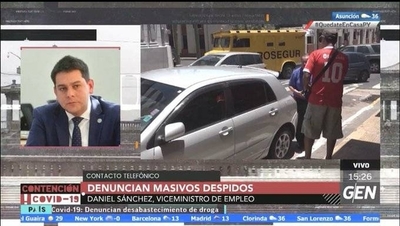 HOY / Daniel Sánchez, Viceministro de Empleo, sobre despidos masivos de funcionarios en algunas empresas