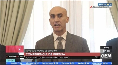 HOY / Conferencia de Prensa del ministro de Salud, Julio Mazzoleni