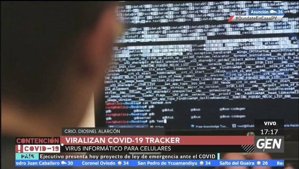 HOY / Viralizan un virus informático “Covid-19 Tracker” para celulares
