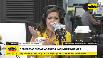 Seis empresas sumariadas por incumplir normas - ABC Noticias - ABC Color
