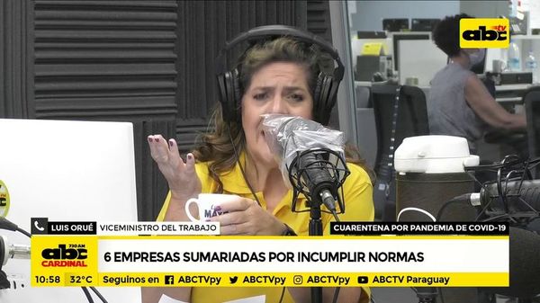 Seis empresas sumariadas por incumplir normas - ABC Noticias - ABC Color
