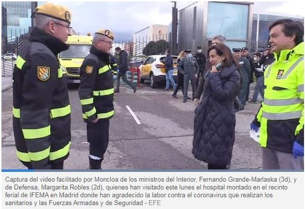España: Margarita Robles: «En algunas residencias el Ejército se ha encontrado a ancianos muertos en sus camas» - Campo 9 Noticias