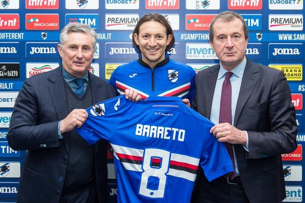 Édgar Barreto dio positivo al covid-19