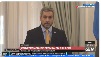 HOY / Conferencia de Prensa en Palacio