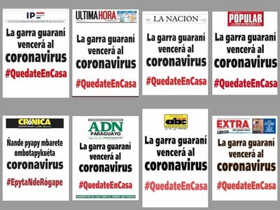 Diarios se unen por una causa: #QuedateEnCasa | Noticias Paraguay