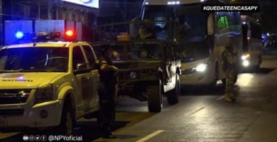 Paraguayos llegan de Brasil y son confinados a hotel