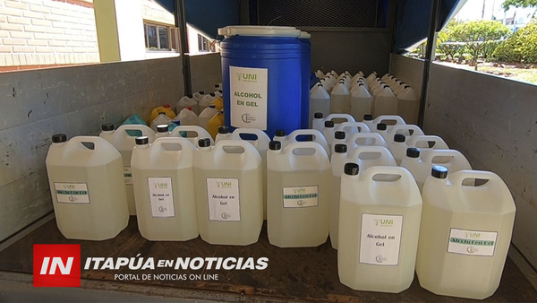 GOBERNADOR RECIBIÓ DONACIÓN DE LOTE DE ALCOHOL PARA DESINFECCIÓN.