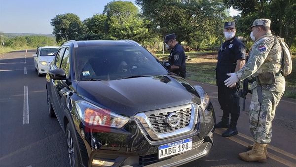 SEGUNDO DIA DE BARRERAS SANITARIAS SOBRE RUTAS 1, 6 Y 14