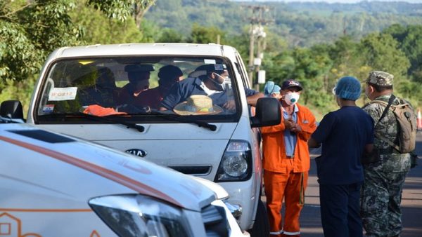 Encarnación ejecuta barreras sanitarias en sus acceso