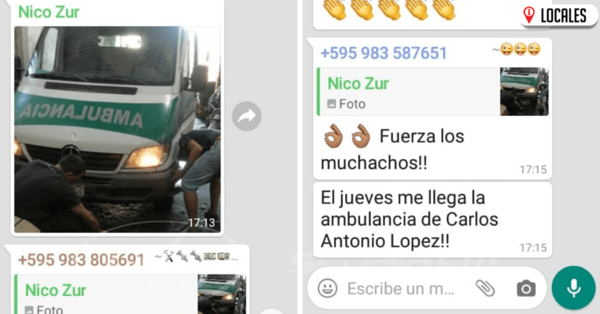 En Itapúa, mecánicos se unen para levantar ambulancias abandonadas y poner al servicio de la ciudadanía