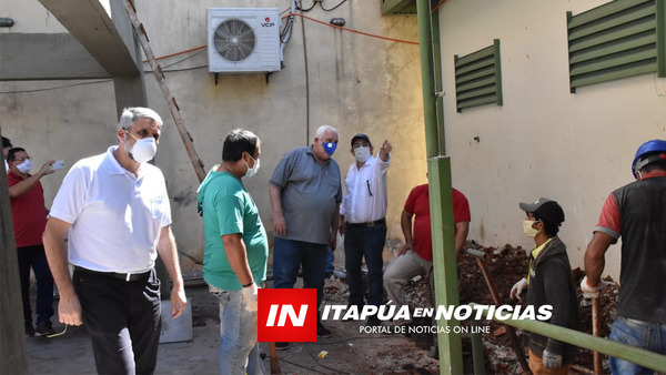 GOBERNADOR RECORRIÓ OBRAS EN EJECUCIÓN PARA PREVENCIÓN DEL CORONAVIRUS.