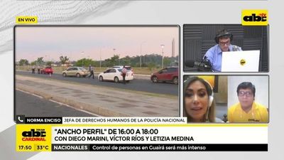 Policías realizan intensos controles - ABC Noticias - ABC Color