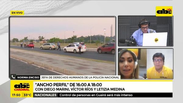 Policías realizan intensos controles - ABC Noticias - ABC Color