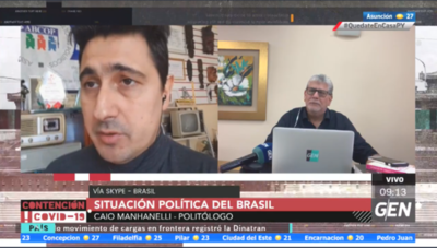 HOY / Caio Manhanelli, encuestador y politólogo brasileño, sobre la postura adoptada por el presidente Jair Bolsonaro
