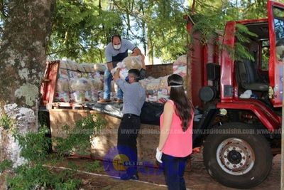 Gobernación de Amambay distribuye kit de alimentos en los distritos del Departamento