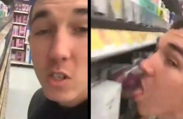 Arrestan por terrorismo a joven que lamió productos en un supermercado de Estados Unidos - C9N