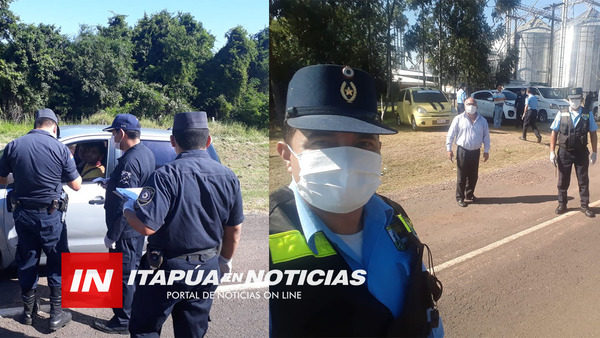 EN SAN PEDRO DEL PARANÁ, LA MONTADA RECORRE LAS CALLES.