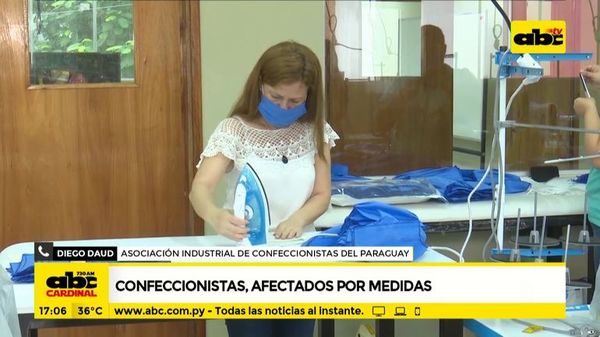 Confeccionistas, afectados con medidas del Gobierno - ABC Noticias - ABC Color